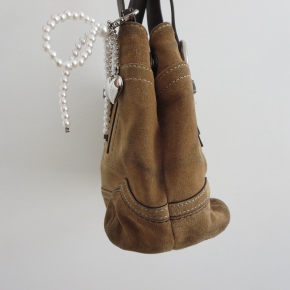 Coach Khaki Mini Tote Bag - Picture 3 of 9